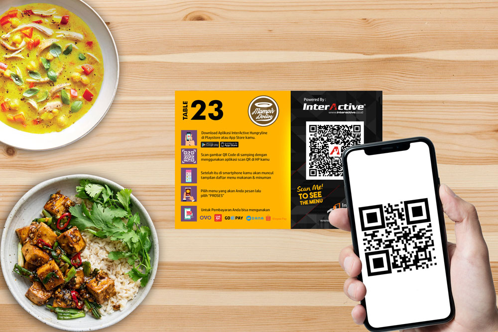 InterActive MyOrder QR Code - Self Order QR Code, Order makanan dengan scan  QR Code