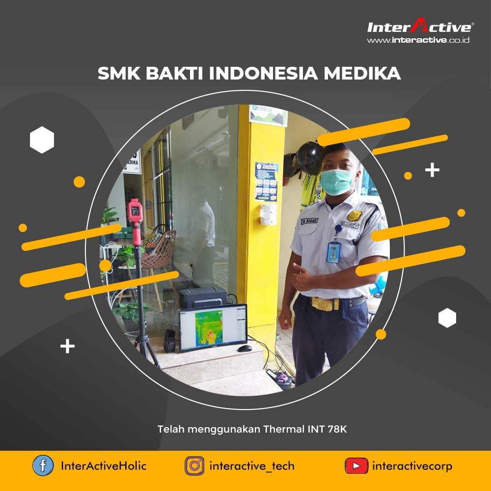Klien InterActive, fever-and-mask-detection,SMK Bakti Indonesia Merdeka, Thermal INT 78K