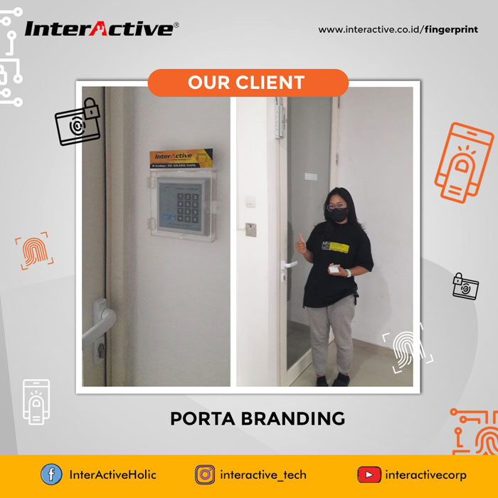 Klien InterActive fingerprint Porta Branding