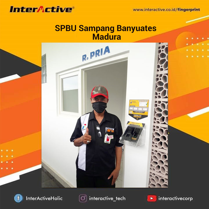 Klien InterActive fingerprint SPBU Sampang Banyuates Madura