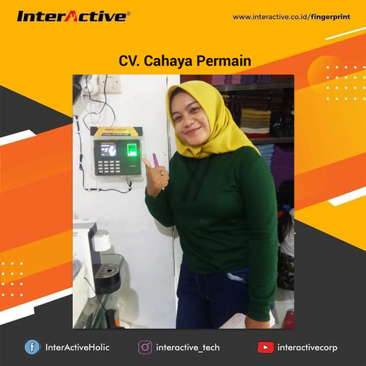 Klien InterActive fingerprint CV Cahaya Permain