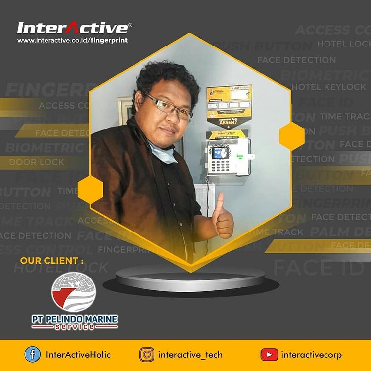 Klien InterActive, fingerprint,PT. PELINDO MARINE SERVICE, X1200