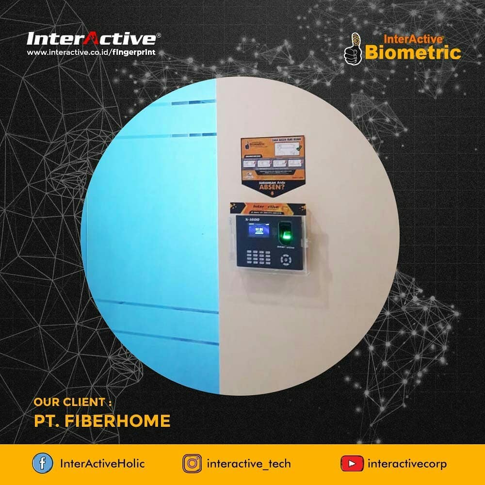 Klien InterActive fingerprint PT. FIBERHOME