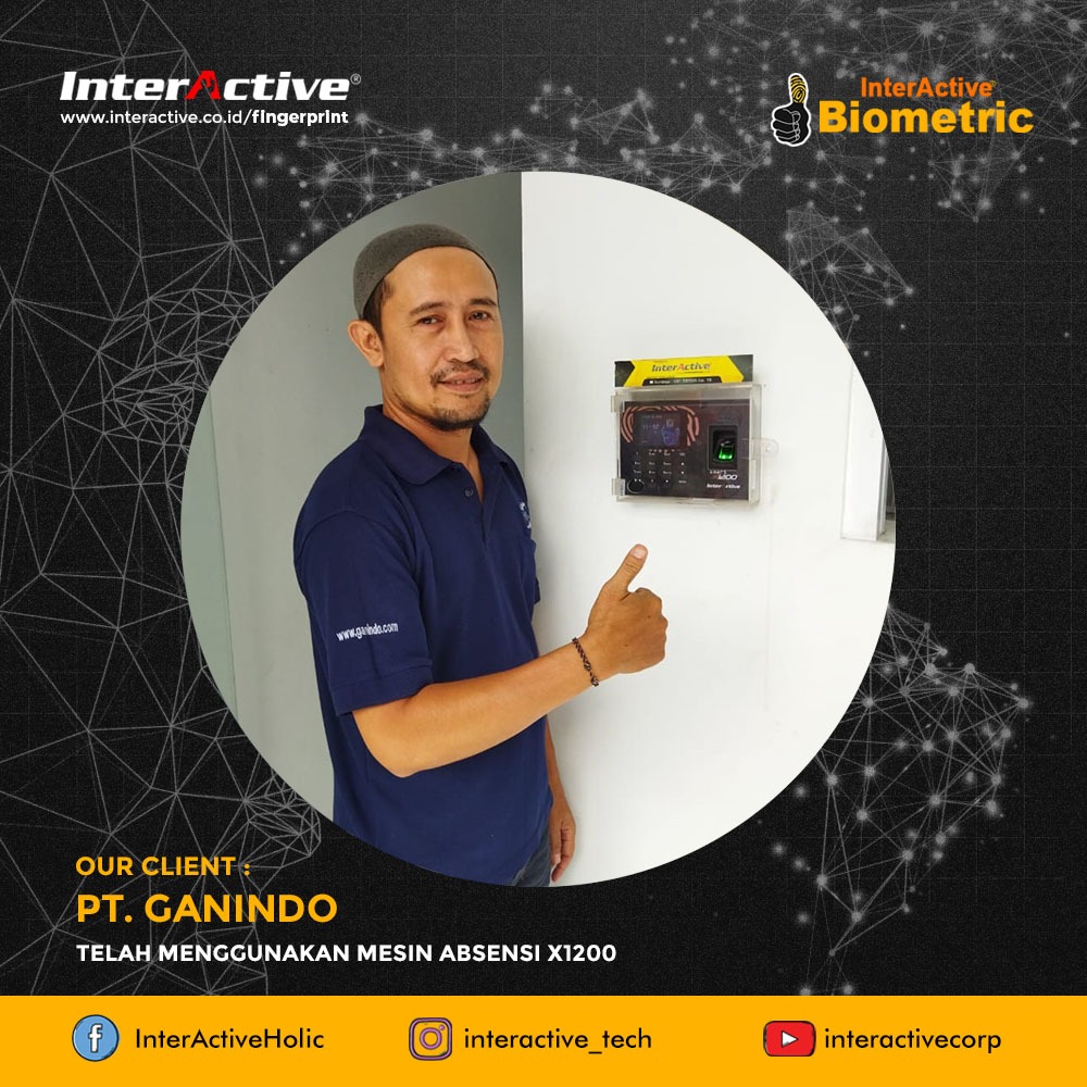 Klien InterActive fingerprint PT. Ganindo