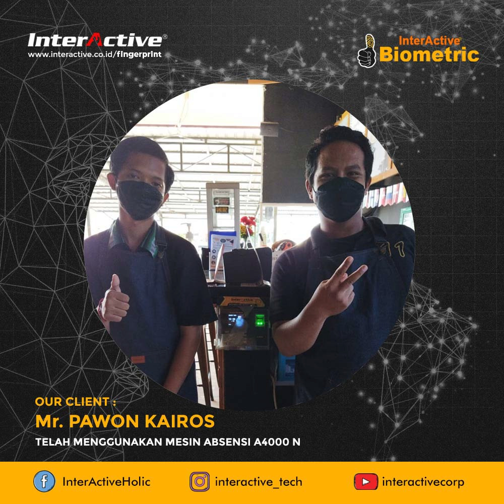 Klien InterActive fingerprint Mr. Pawon Kairos
