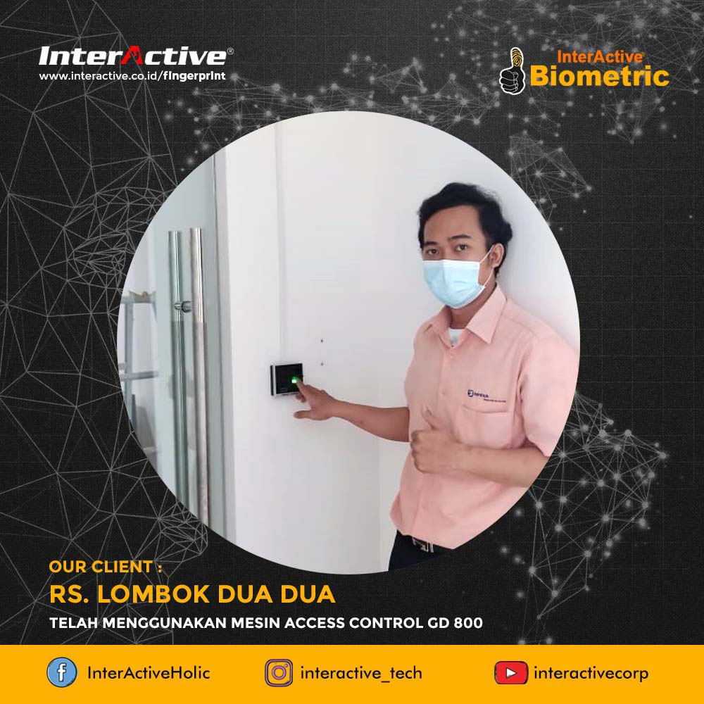 Klien InterActive fingerprint RS. Lombok Dua Dua