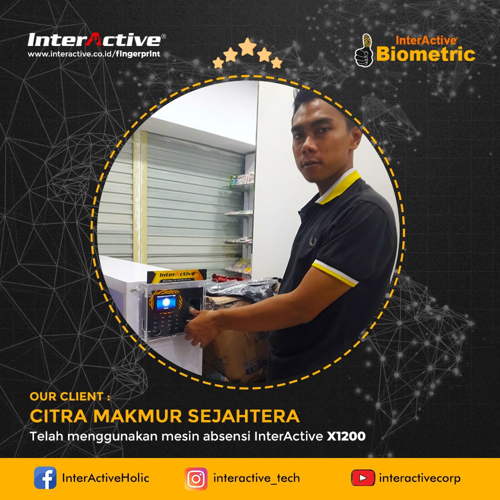 Klien InterActive fingerprint Citra Makmur Sejahtera