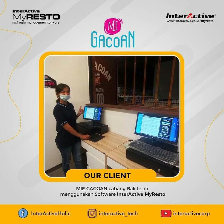 Klien InterActive MyResto Bisnis MIE GACOAN cabang Bali 7