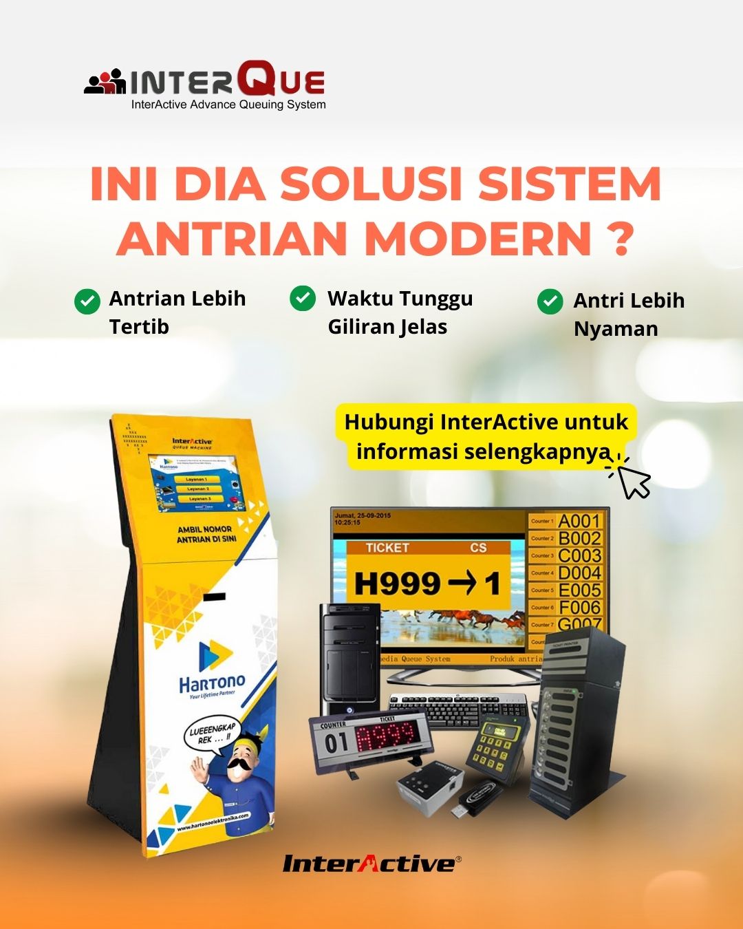 Mesin Antrian InterActive