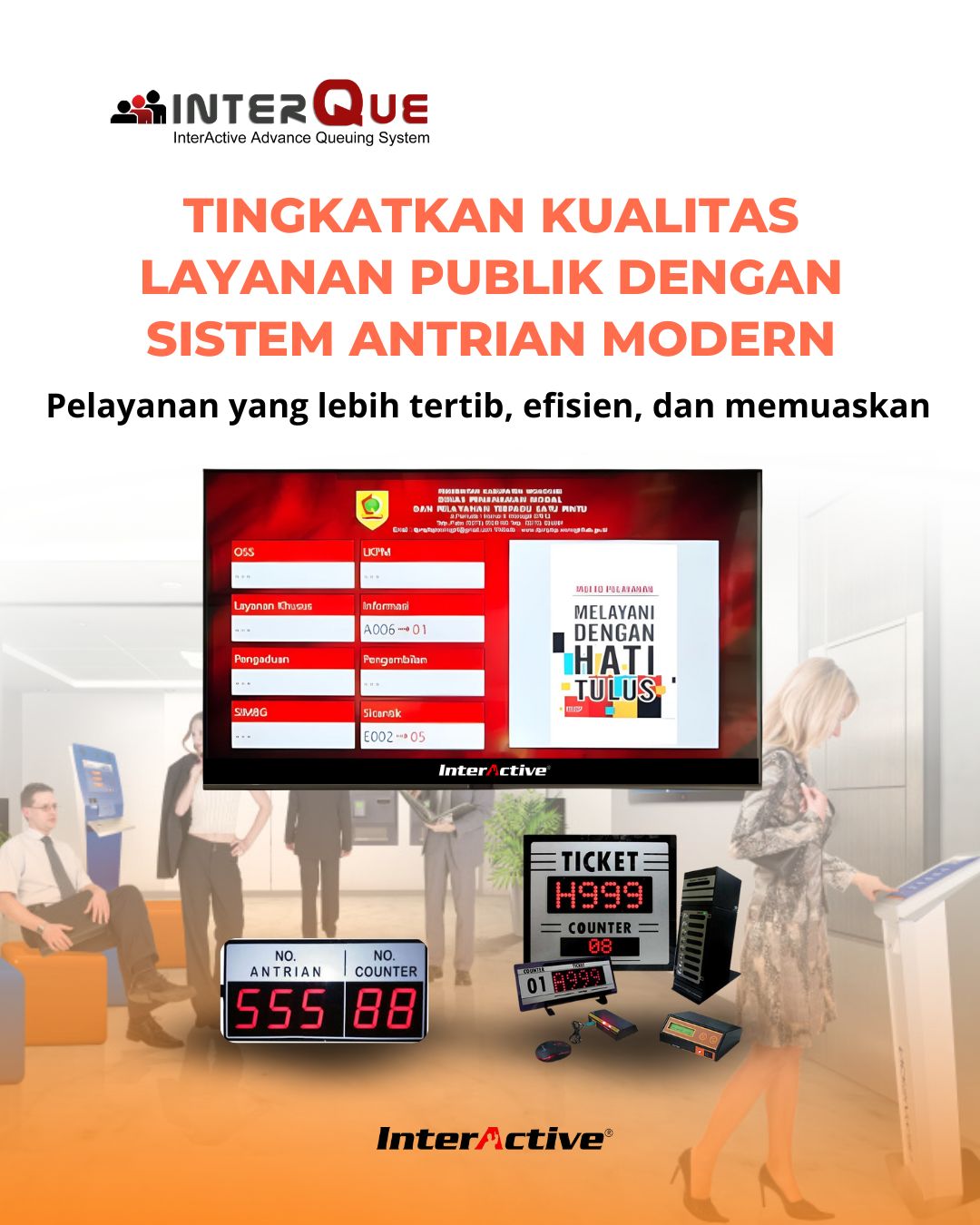 Mesin Antrian InterActive