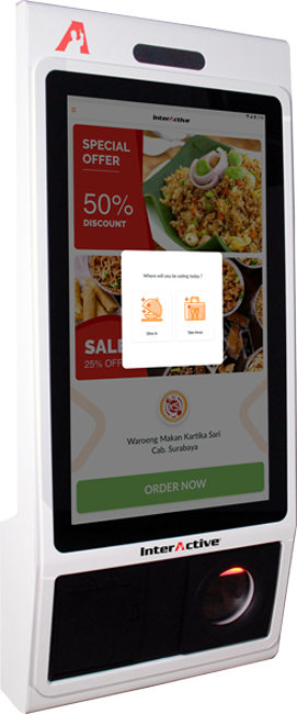 Software self order tablet surabaya InterActive MyOrder Self Order Kiosk